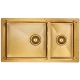 Кухонная мойка Paulmark Osser золотой матовый PM527844-BG