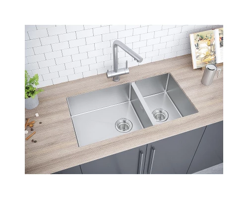 Кухонная мойка Paulmark Osser нержавеющая сталь PM527844-BS