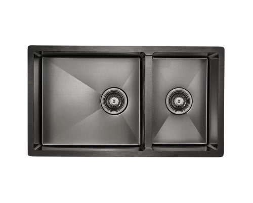 Кухонная мойка Paulmark Osser вороненая сталь PM527844-GM