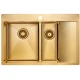 Кухонная мойка Paulmark Union золотой матовый PM537851-BGL