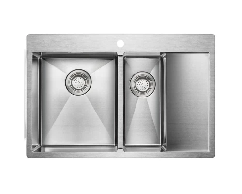 Кухонная мойка Paulmark Union нержавеющая сталь PM537851-BSL