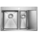 Кухонная мойка Paulmark Union нержавеющая сталь PM537851-BSL