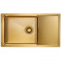 Кухонная мойка Paulmark Platte золотой матовый  PM807844-BG