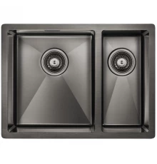 Кухонная мойка Paulmark Annex вороненая сталь PM545944-GML