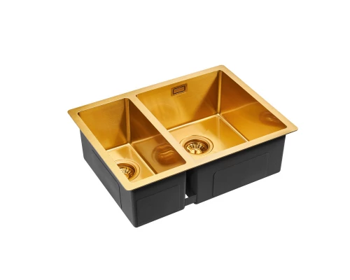 Кухонная мойка Paulmark Annex золотой матовый PM545944-BGR