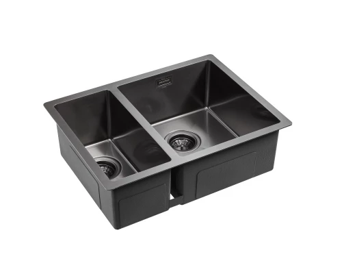 Кухонная мойка Paulmark Annex вороненая сталь PM545944-GMR