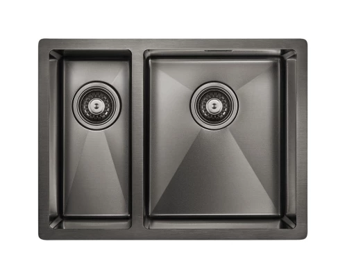 Кухонная мойка Paulmark Annex вороненая сталь PM545944-GMR