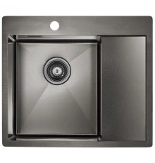Кухонная мойка Paulmark Alster вороненая сталь PM825951-GML