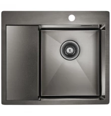 Кухонная мойка Paulmark Alster вороненая сталь PM825951-GMR