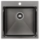 Кухонная мойка Paulmark Kroner вороненая сталь PM215151-GM