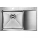 Кухонная мойка Paulmark Atlan нержавеющая сталь PM217851-BSL