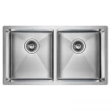 Кухонная мойка Paulmark Twin нержавеющая сталь PM237844-BS Кухонная мойка Paulmark Twin нержавеющая сталь PM237844-BS