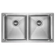 Кухонная мойка Paulmark Twin нержавеющая сталь PM237844-BS
