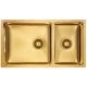 Кухонная мойка Paulmark Axel золотой матовый PM227844-BG