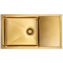 Кухонная мойка Paulmark Wing золотой матовый PM217844-BG