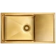 Кухонная мойка Paulmark Wing золотой матовый PM217844-BG