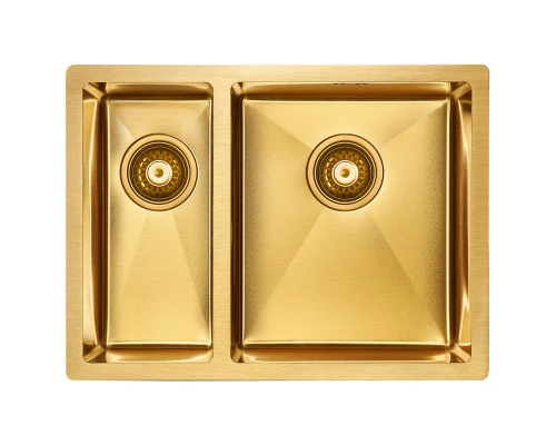 Кухонная мойка Paulmark Zusat золотой матовый PM225944-BGR