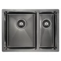 Кухонная мойка Paulmark Zusat вороненая сталь PM225944-GML