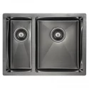 Кухонная мойка Paulmark Zusat вороненая сталь PM225944-GMR