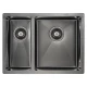 Кухонная мойка Paulmark Zusat вороненая сталь PM225944-GMR
