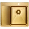 Кухонная мойка Paulmark Flank золотой матовый PM225951-BGR Кухонная мойка Paulmark Flank золотой матовый PM225951-BGR
