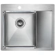 Кухонная мойка Paulmark Flank нержавеющая сталь PM225951-BSL