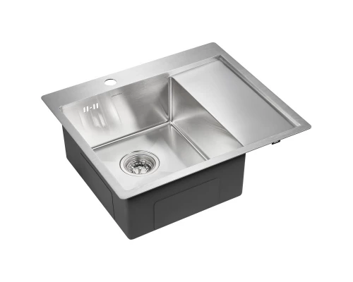 Кухонная мойка Paulmark Flank нержавеющая сталь PM225951-BSL