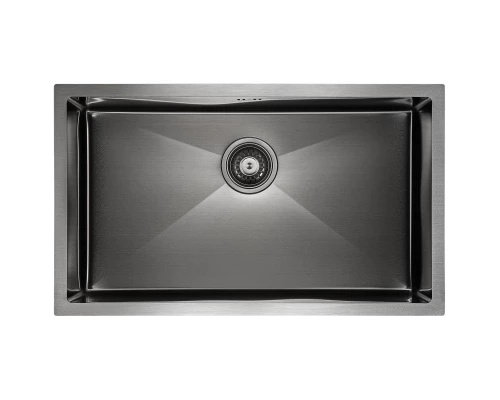 Кухонная мойка Paulmark Valde вороненая сталь PM217444-GM