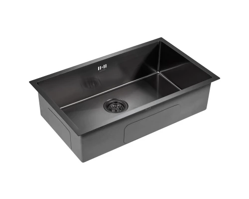 Кухонная мойка Paulmark Valde вороненая сталь PM217444-GM