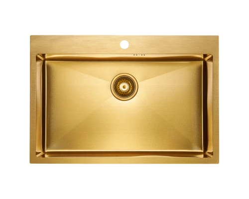 Кухонная мойка Paulmark Vast золотой матовый PM217551-BG