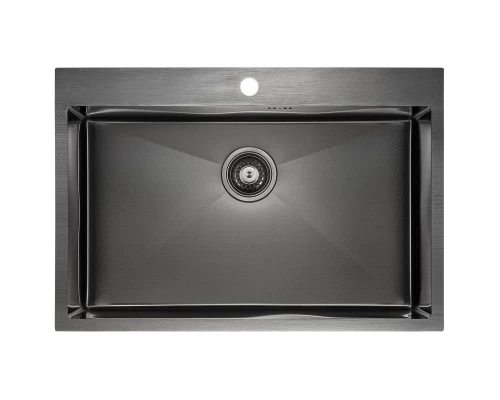 Кухонная мойка Paulmark Vast вороненая сталь PM217551-GM