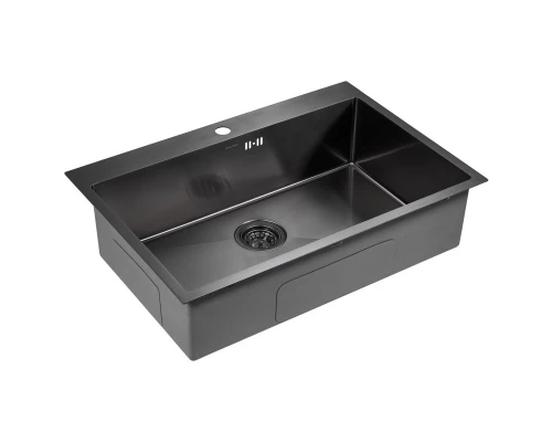 Кухонная мойка Paulmark Vast вороненая сталь PM217551-GM