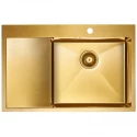 Кухонная мойка Paulmark Atlan золотой матовый PM217851-BGR