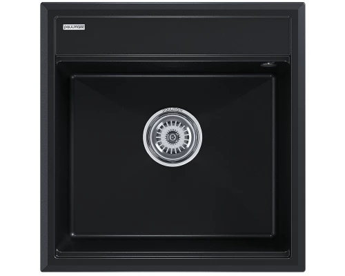 Кухонная мойка Paulmark Stepia черный металлик PM115051-BLM