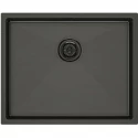 Кухонная мойка Paulmark Next вороненая сталь PM215444-GM