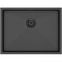 Кухонная мойка Paulmark Next вороненая сталь PM215844-GM