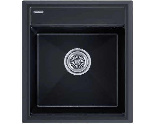 Кухонная мойка Paulmark Stepia черный металлик PM114651-BLM
