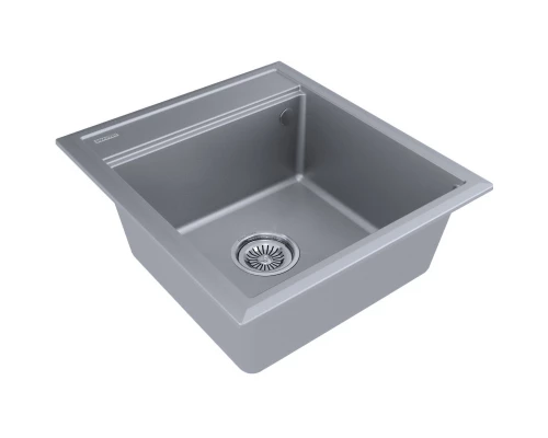 Кухонная мойка Paulmark Stepia серый металлик PM114651-GRM
