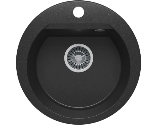 Кухонная мойка Polygran Atol-460 черный 678897