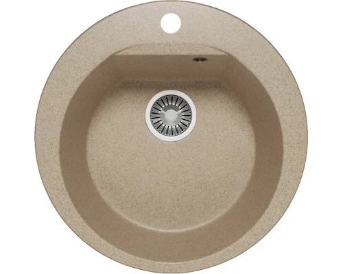 Кухонная мойка Polygran Atol-520 песочный 627475
