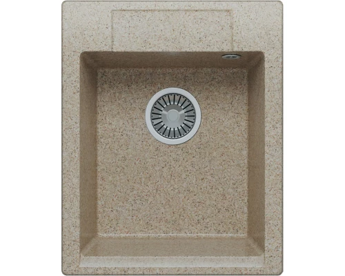 Кухонная мойка Polygran Argo-420 песочный 627352