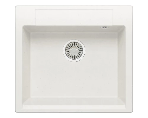 Кухонная мойка Polygran Argo-560 белый хлопок 473370
