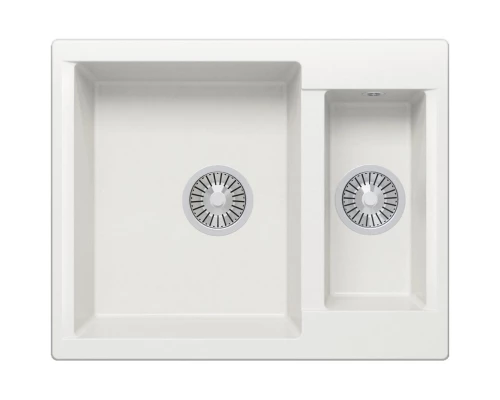Кухонная мойка Polygran Brig-620 белый хлопок 473394