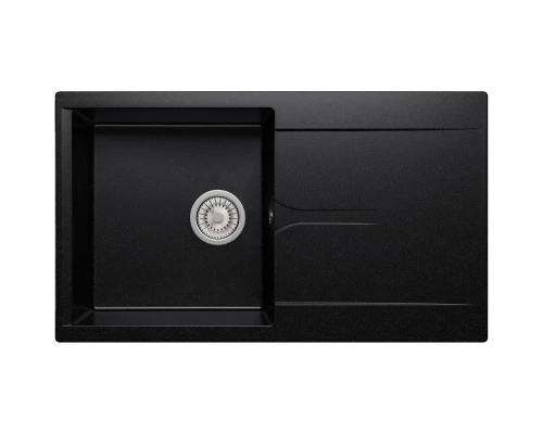 Кухонная мойка Polygran Gals-860 черный 408005