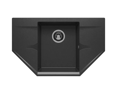 Кухонная мойка Polygran Riff-800 черный 679078
