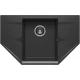 Кухонная мойка Polygran Riff-800 черный 679078