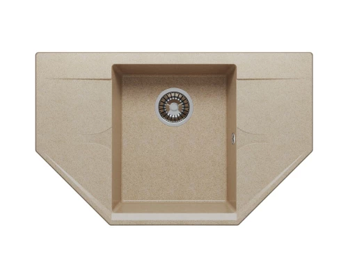 Кухонная мойка Polygran Riff-800 песочный 679108