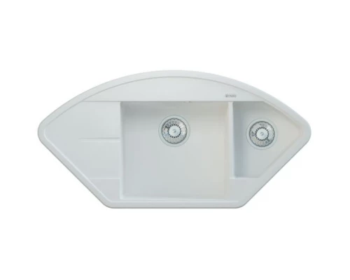 Кухонная мойка Pyramis Alinia Corner 1 1/2B 1D белый 070029701