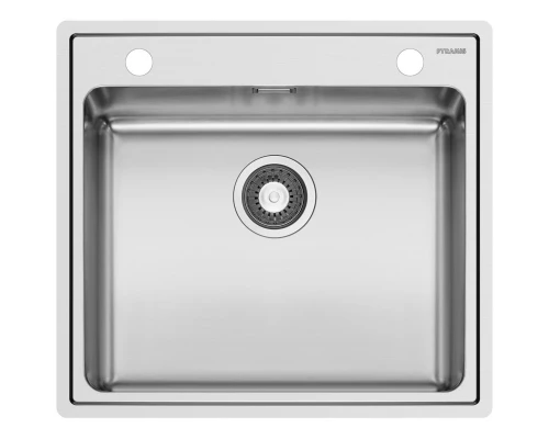 Кухонная мойка Pyramis Pella 1B полированная сталь 108910801