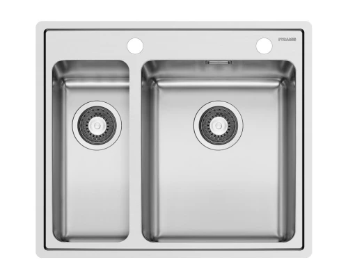 Кухонная мойка Pyramis Pella 1 1/2B полированная сталь 108910401